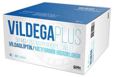 VILDEGA PLUS 50 MG/850 MG FILM KAPLI TABLET (60 TABLET)
