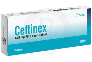CEFTINEX 600 MG FILM TABLET (7 TABLET)