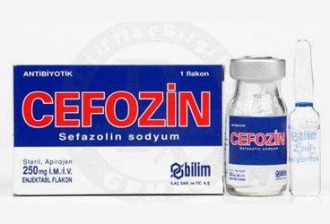 CEFOZIN IM-IV    250 MG 1 AMPUL