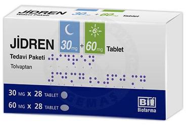 JIDREN 30 MG + 60 MG TABLET, TEDAVI PAKETI 56 ADET (28 ADET 30 MG VE 28 ADET 60 MG TABLET)