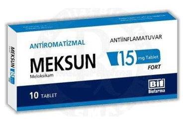 MEKSUN FORT 15 MG 10 TABLET