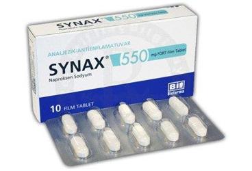SYNAX 550 MG FORT 10 FILM TABLET