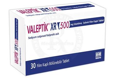 VALEPTIK XR 500 MG UZATILMIS SALIMLI 30 FILM KAPLI TABLET