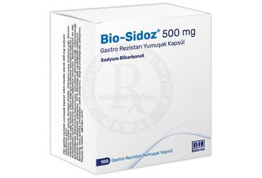 BIO-SIDOZ 500 MG GASTRO REZISTAN YUMUSAK KAPSUL (100 KAPSUL)