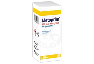 METOPRIM 200 MG + 40 MG/5 ML SUSPANSIYON, 100 ML
