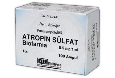 ATROPIN SULFAT BIOFARMA 0,5MG/1ML 100 AMPUL
