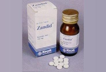 ZANDID 150 MG 60 TABLET