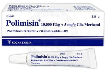 POLIMISIN 10.000 IU/G+5MG/G GOZ MERHEMI (3,5 G)