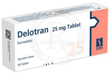 CARVESAN 25 MG 30 TABLET