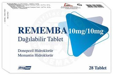 REMEMBA 10 MG/10 MG DAGILABILIR TABLET (28 TABLET)