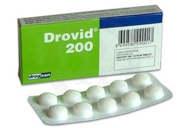 DROVID 200 MG 10 FILM TABLET