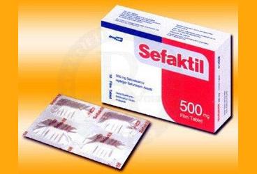 SEFAKTIL 500 MG 10 FILM TABLET