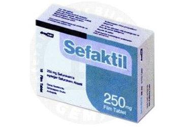 SEFAKTIL 250 MG 10 FILM TABLET