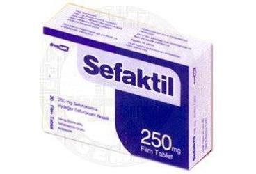 SEFAKTIL 250 MG 20 FILM TABLET