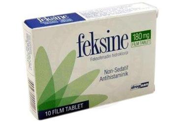 FEKSINE 180 MG 10 FILM TABLET