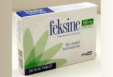 FEKSINE 180 MG 20 FILM TABLET