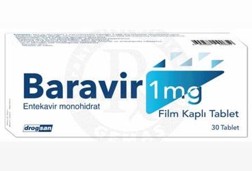BARAVIR 1 MG FILM KAPLI TABLET