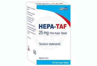 HEPA-TAF 25 MG FiLM KAPLI TABLET