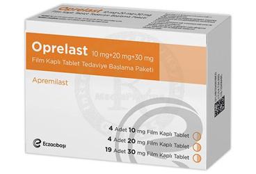 OPRELAST 10 MG+20 MG+30 MG FILM KAPLI TABLET TEDAVIYE BASLAMA PAKETI (4+4+19)