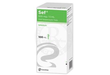 SEF 500 MG/5 ML ORAL SUSPANSIYON TOZU (1 SISE)