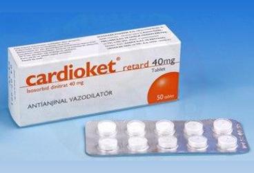 CARDIOKET 40 MG  DEGISTIRILMIS SALIMLI TABLET (50 TABLET)