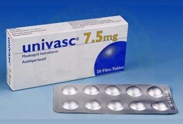 UNIVASC 7,5 MG 20 TABLET