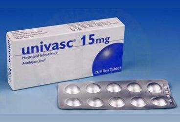 UNIVASC 15 MG 20 TABLET