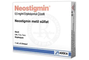 NEOSTIGMINE 0,5 MG/ML IM/IV/SC ENJEKSIYONLUK COZELTI