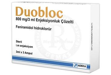 DUOBLOC 800 MG/3 ML IM ENJEKSIYONLUK COZELTI