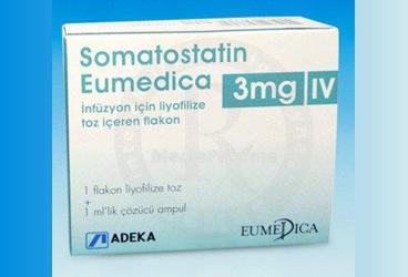 SOMATOSTATIN  EUMEDICA 3 MG IV INF. ICIN LIYOFILIZE TOZ ICEREN FLAKON