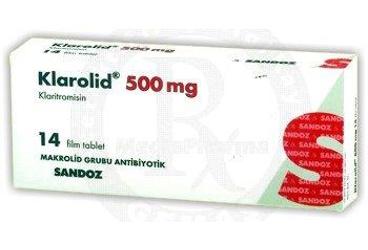 KLAROLID 500 MG FILM TABLET (14 TABLET)