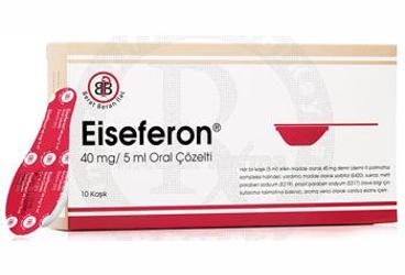 EISEFERON 40 MG/5 ML ORAL COZELTI 10 KASIK