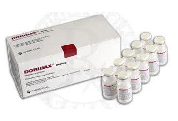 DORIBAX 500 MG IV INF.COZ. ICIN TOZ ICEREN 10 FLAKON