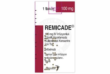 REMICADE 100 MG IV INFUZYONLUK COZELTI HAZIRLAMADA KULLANILACAK KONSANTRE ICIN TOZ 1 FLAKON