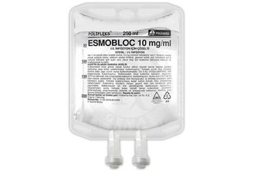 ESMOBLOC  10 MG / ML IV INF. ICIN COZELTI (250 ML SETSIZ)