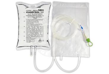 DIANEFROL 137 %2.27 GLUKOZ ICEREN PERITON DIYALIZ COZELTISI 2500 ML CIFT TORBA MINI KAPAKLI