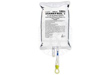 DIANEFROL 4 %1,36 GLUKOZ ICEREN PERITON DIYALIZ COZELTISI TEKLI TORBA 6000 ML
