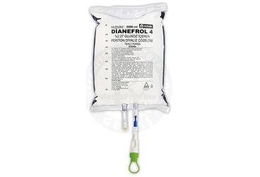 DIANEFROL 4 %2,27 GLUKOZ ICEREN PERITON DIYALIZ COZELTISI TEKLI TORBA 5000 ML