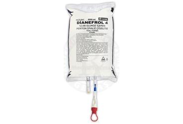DIANEFROL 4 %3,86 GLUKOZ ICEREN PERITON DIYALIZ COZELTISI (6000 ML TEKLI TORBA)