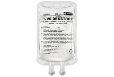 POLIFLEKS %20 DEKSTROZ 500 ML SOL. SETSIZ