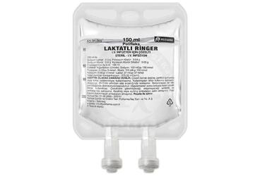 POLIFLEKS LAKTATLI RINGER SOLUSYONU 150 ML (PVC TORBA) SETLI