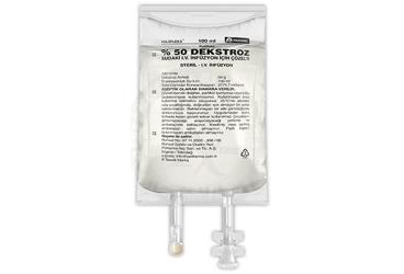 POLIFLEKS %50 DEKSTROZ SUDAKI SOLUSYONU 100 ML(PVC TORBA)SETLI