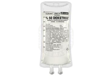 POLIFLEKS %50 DEKSTROZ SUDAKI SOLUSYONU 1000 ML(PVC TORBA)SETSIZ