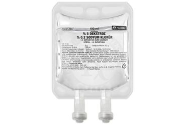 POLIFLEKS %5 DEKSTROZ %0,2 SODYUM KLORUR SOLUSYON 100 ML SETSIZ PVC TORBA