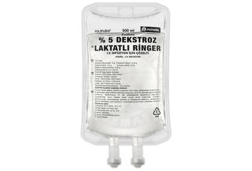 POLIFLEKS % 5 DEKSTROZ LAKTATLI RINGER IV INFUZYON ICIN COZELTI 500 ML TORBA SETLI