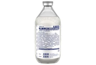 %50 DEKSTROZ SUDAKI SOLUSYON 1000ML CAM(SETSIZ)