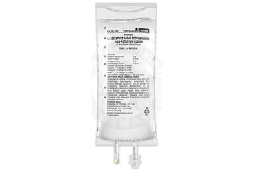 POLIFLEKS %5DEKSTROZ %0,45 SODYUM KLORUR %0,3 POTASYUM KLORUR SOLUSYONU 1000 CC PVC SETLI