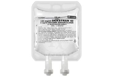 POLIFLEKS DEKSTRAN 40 IZOTONIK SODYUM KLORUR SOLUSYON 100 ML SETLI(PVC)