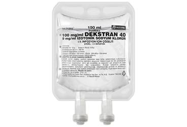 POLIFLEKS DEKSTRAN 40 IZOTONIK SODYUM KLORUR SOLUSYON 150 ML SETLI(PVC)