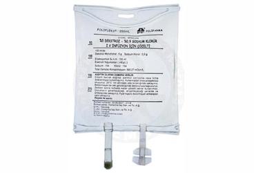 POLIFLEKS %5 DEKSTROZ %0.9 NACl SOLUSYONU PVC 250 ML SETLI